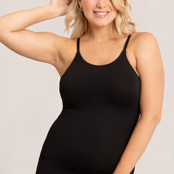 Shapermint Essentials All Day Every Day Scoop Neck Cami, Black - Picture 1 of 2